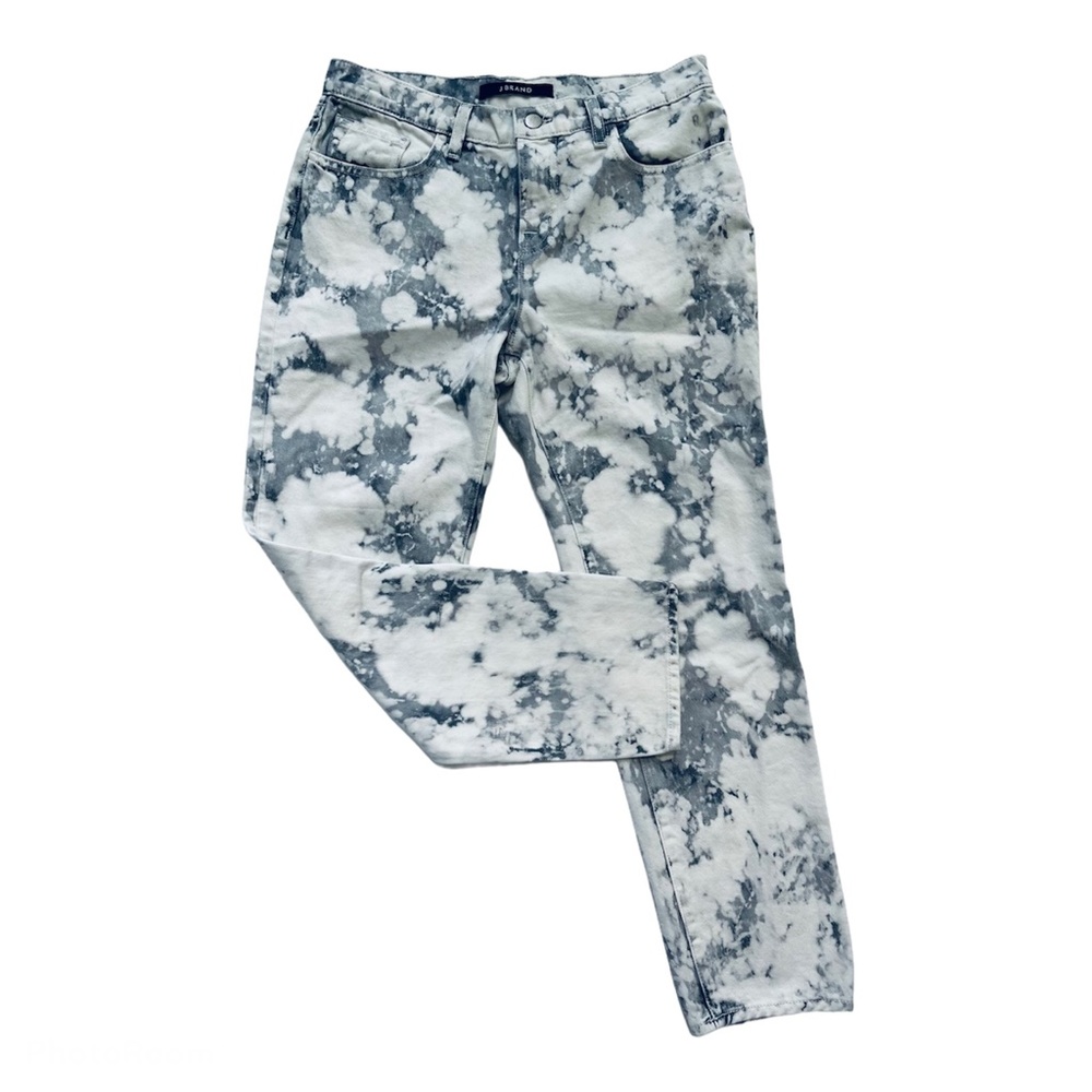 Aubrey Sonic Wash Midrise Straight Capri Jeans 26 - Picture 4 of 14